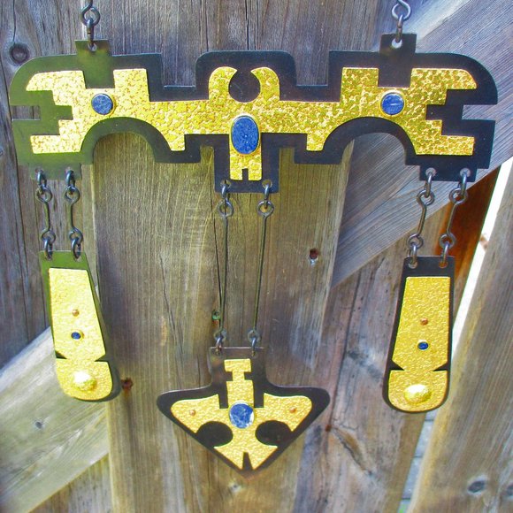 Vintage MCM Mid Century Modern Wall Hanging SIGNED - Picture 4 of 15